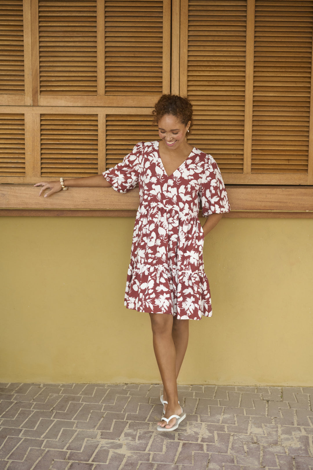 Robe à imprimé floral Evie - Silhouette flatteuse