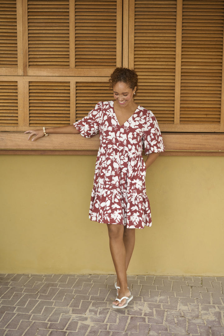 Robe à imprimé floral Evie - Silhouette flatteuse