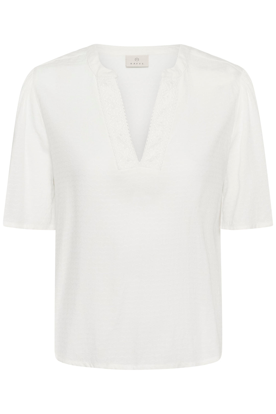 Blouse à manches courtes Gina - Encolure délicate