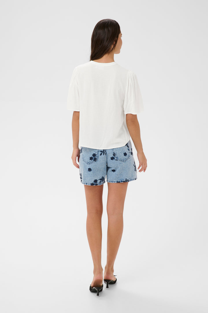 Blouse à manches courtes Gina - Encolure délicate