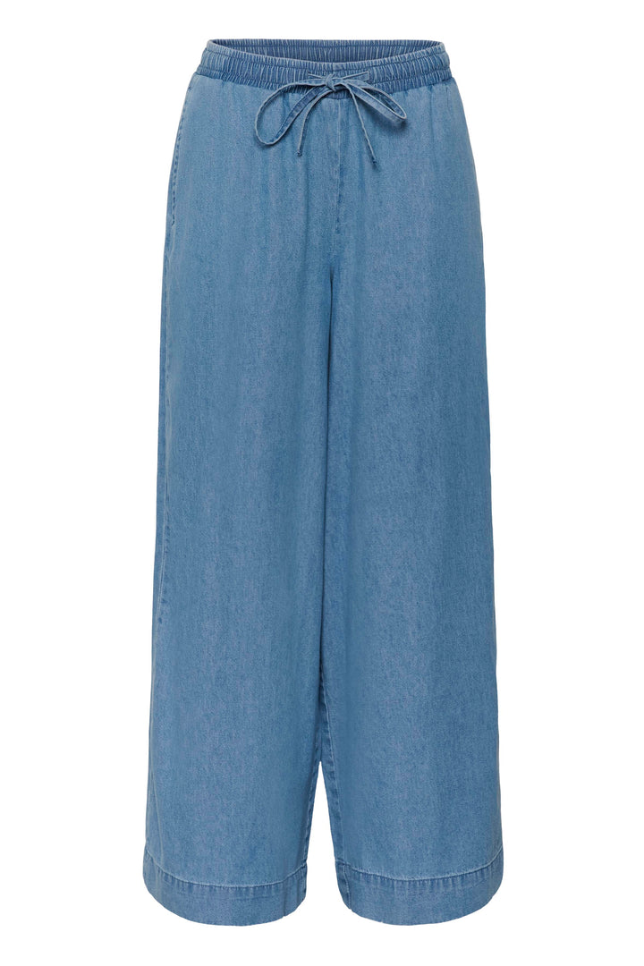 Pantalon large à taille haute Jade - 100% coton