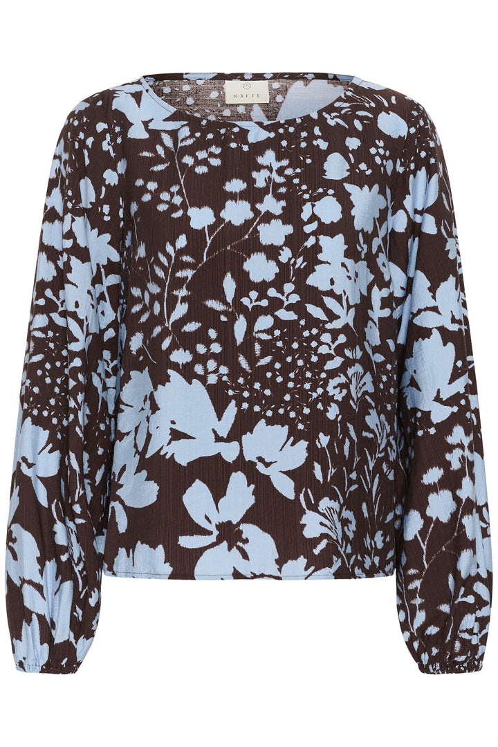 Blouse Nadira - Motif floral avec manches bouffantes
