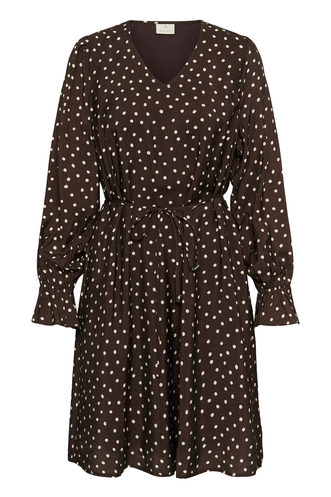 La robe à pois Dotte - À manches longues et ceinture amovible