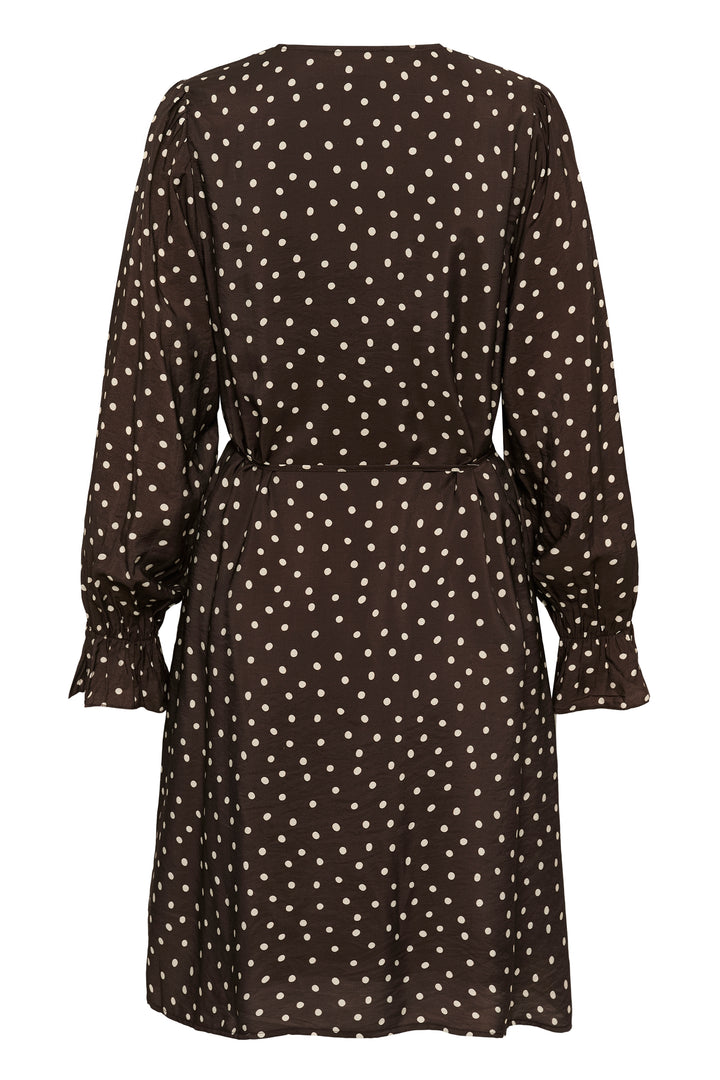 La robe à pois Dotte - À manches longues et ceinture amovible