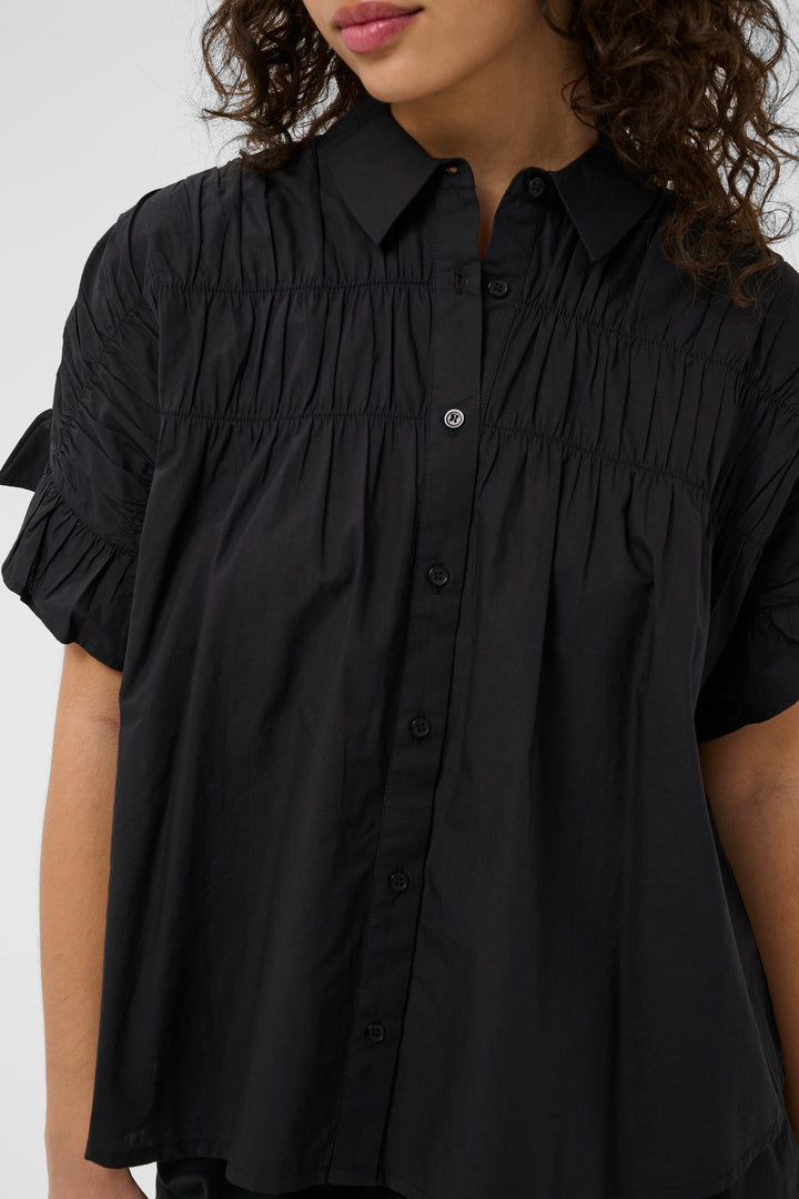 La chemise Verdina - En coton avec détails froncés