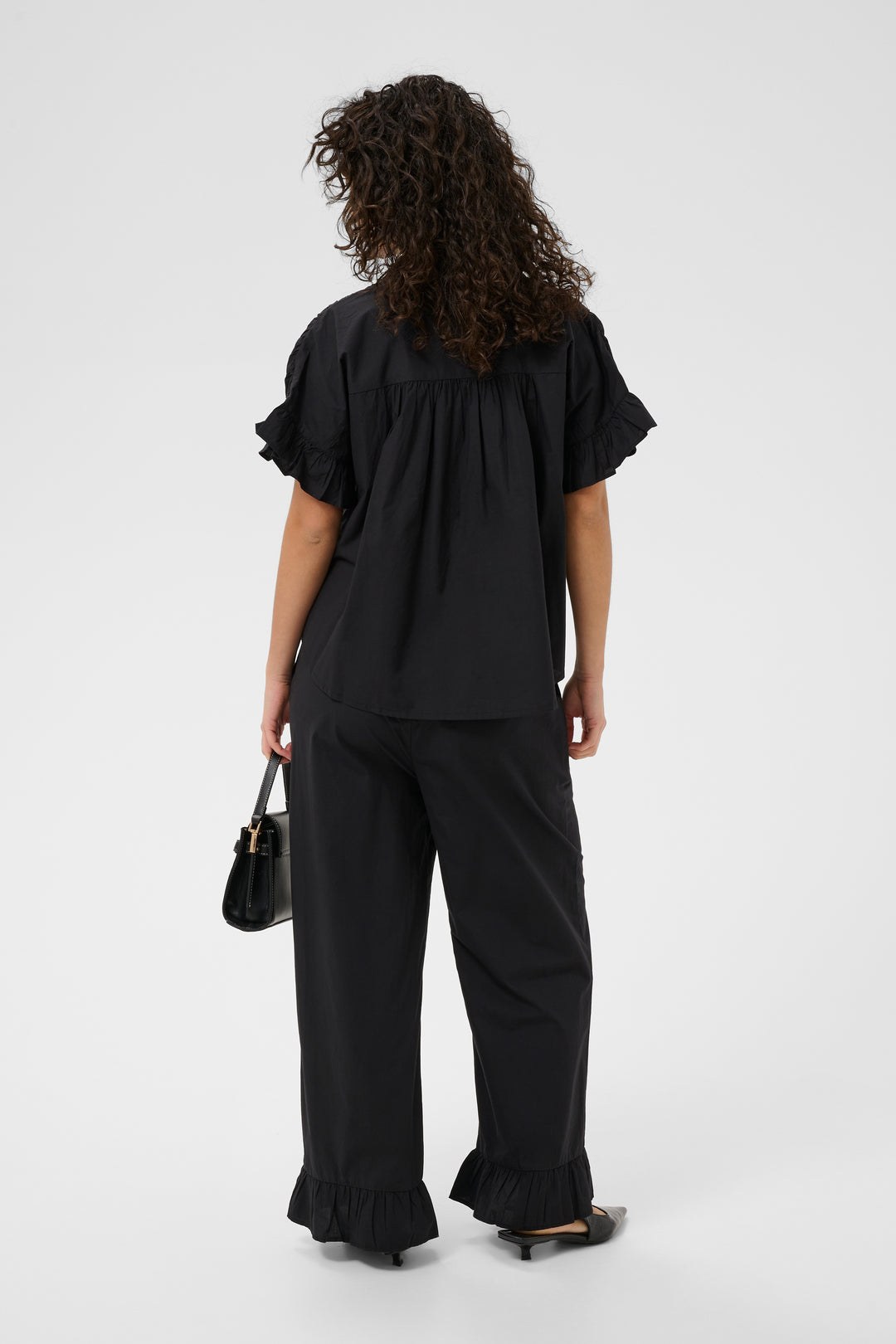 La chemise Verdina - En coton avec détails froncés