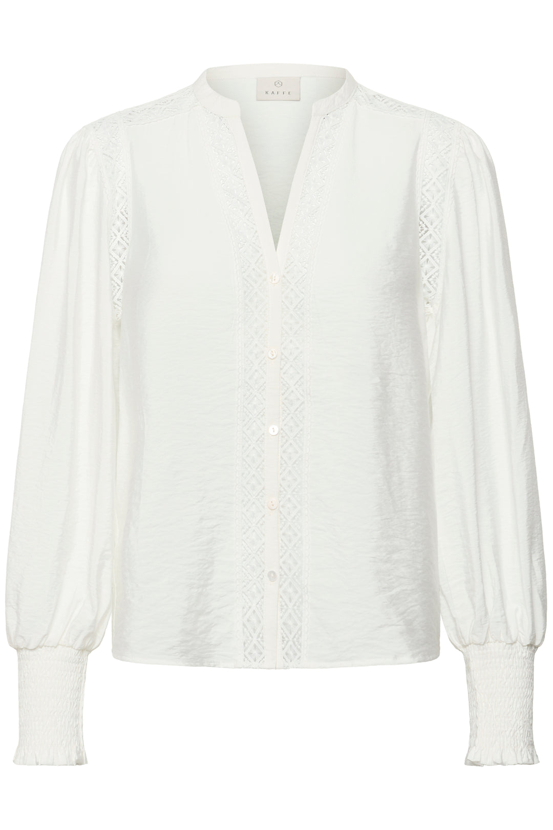Blouse à manches longues Delia - Détails de dentelle