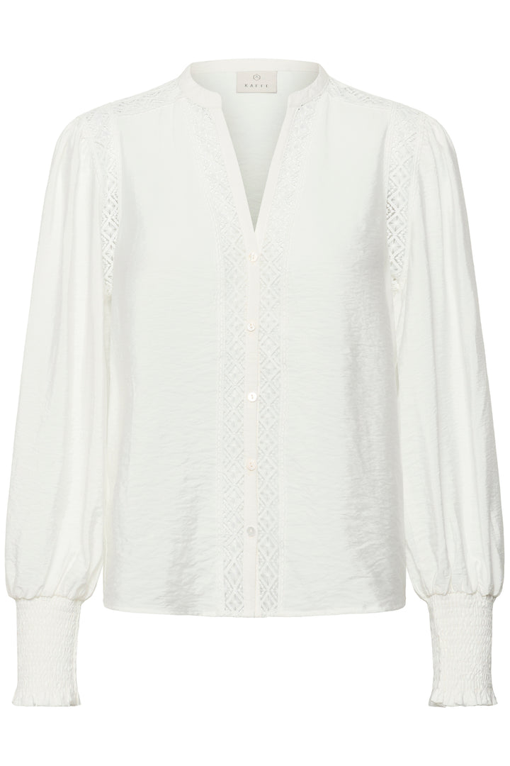 Blouse à manches longues Delia - Détails de dentelle