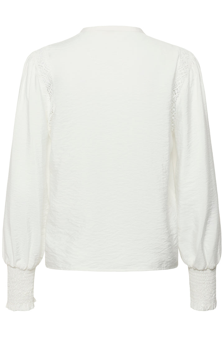 Blouse à manches longues Delia - Détails de dentelle