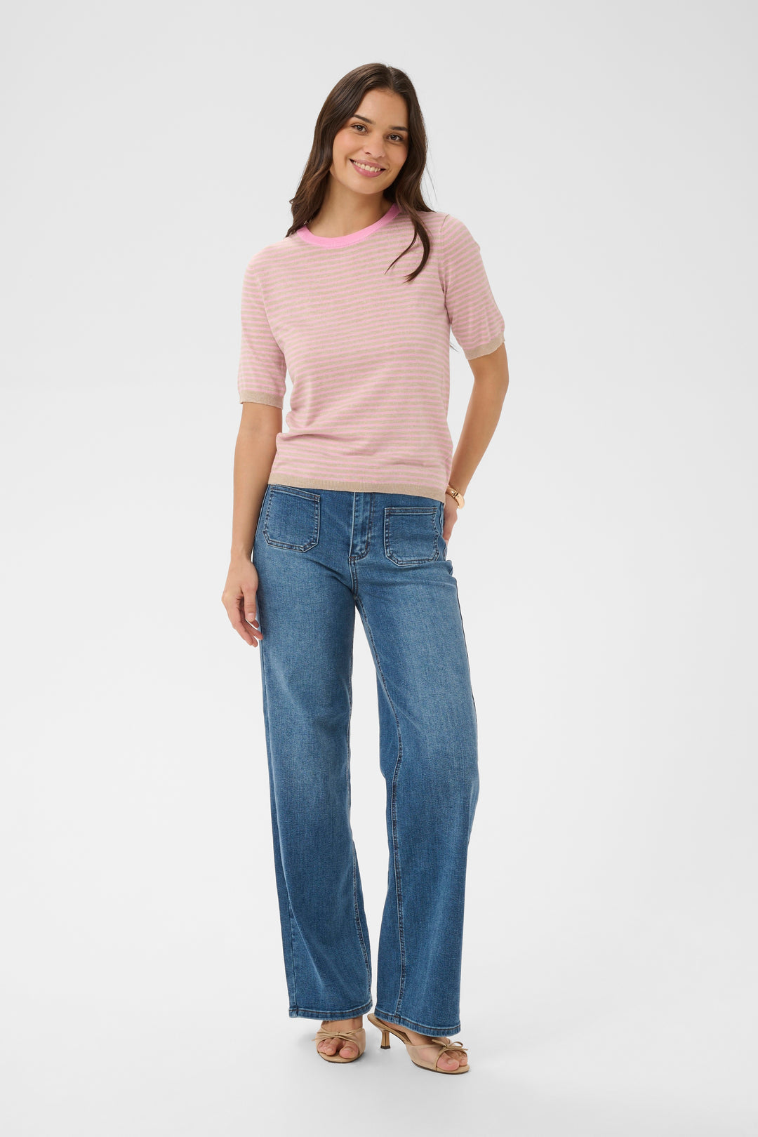 Pull à fines rayures Lizza - Silhouette épurée et confort quotidien