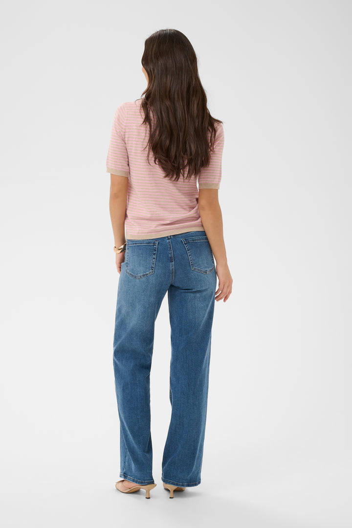 Pull à fines rayures Lizza - Silhouette épurée et confort quotidien