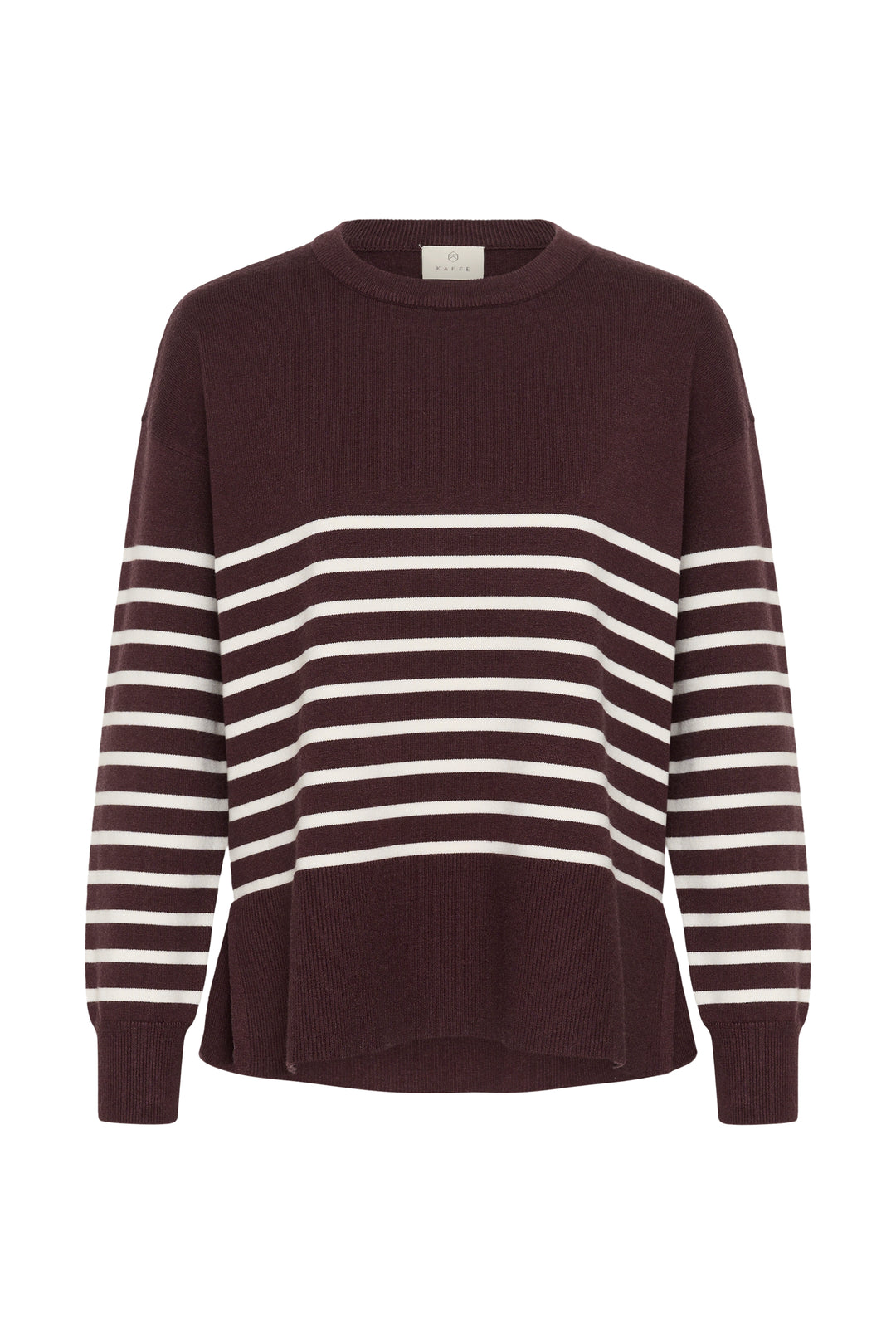 Pull en tricot fin de viscose écoresponsable Limone - Avec encolure ronde et manches longues