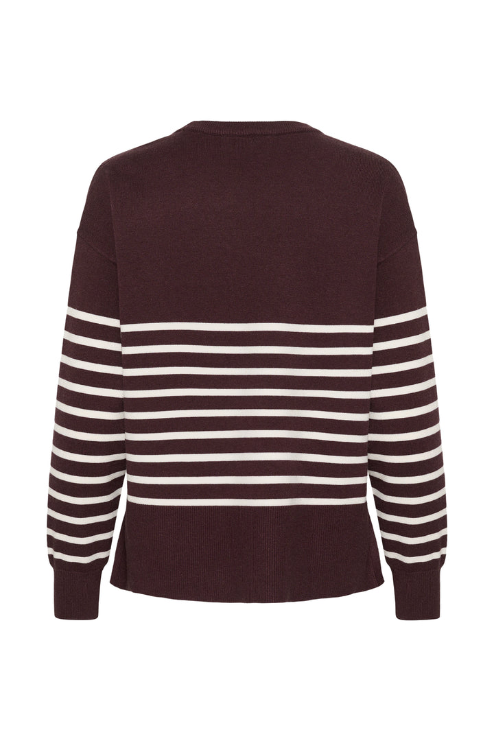 Pull en tricot fin de viscose écoresponsable Limone - Avec encolure ronde et manches longues