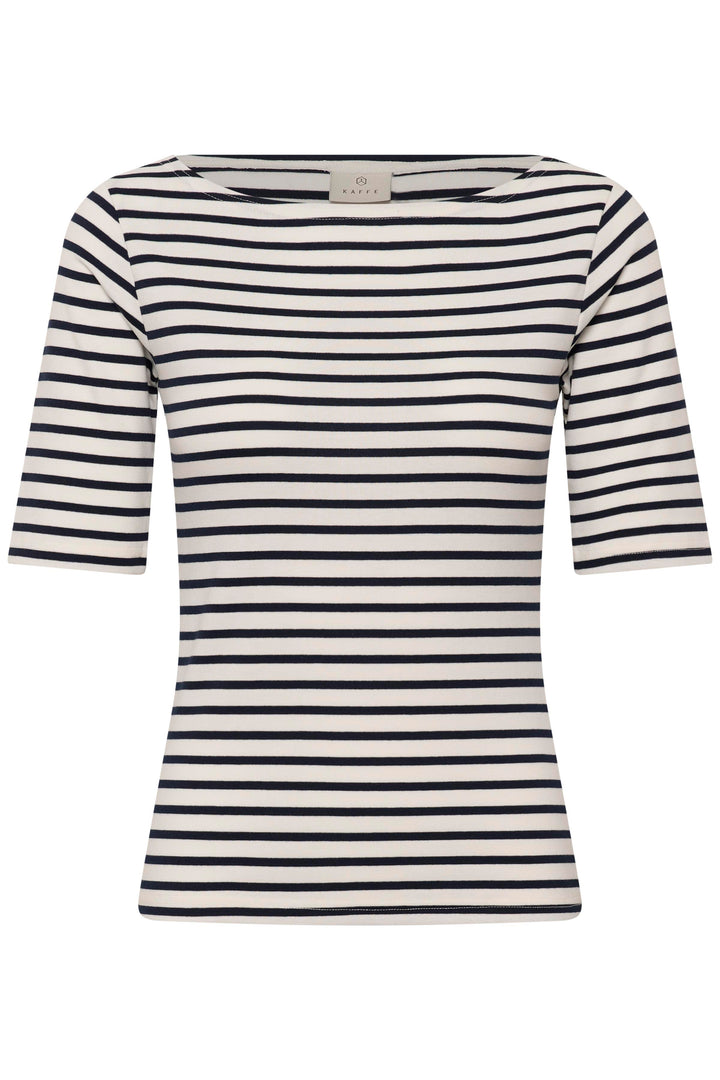 T-shirt col bateau Liddy – Rayé et ajusté