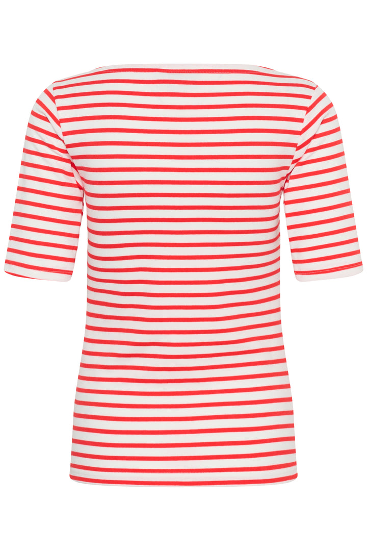 T-shirt col bateau Liddy – Rayé et ajusté