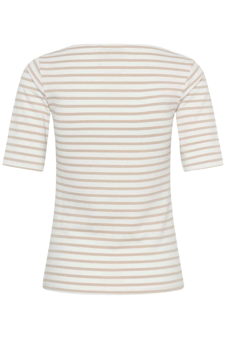 T-shirt col bateau Liddy – Rayé et ajusté