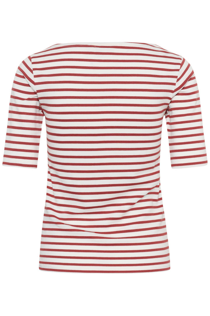 T-shirt col bateau Liddy – Rayé et ajusté