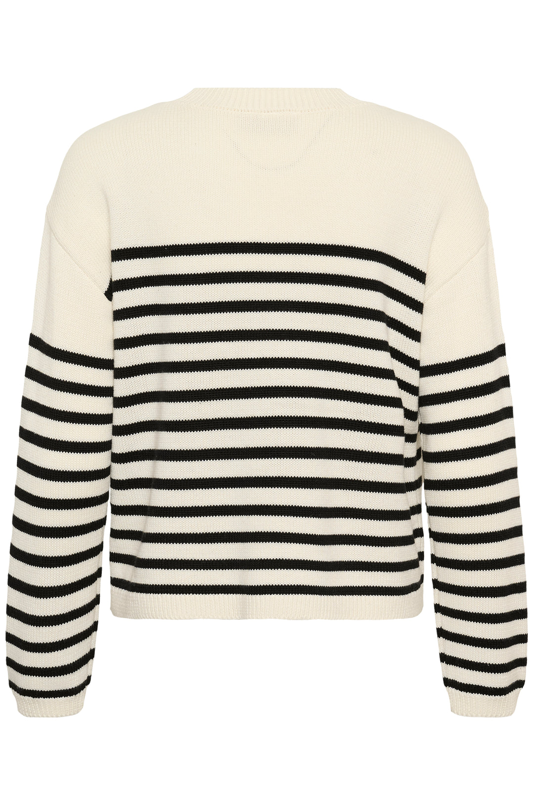 Chandail en tricot de coton mélangé Sus - Haut rayé à motif graphique