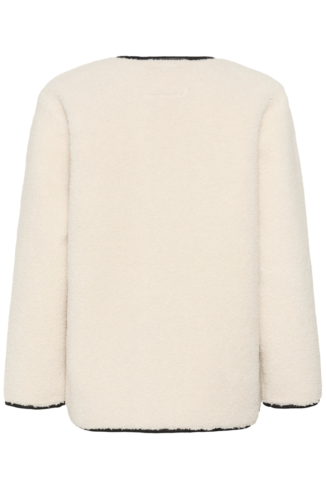 Manteau à bordures contrastantes Sandra - Coupe droite et généreuse