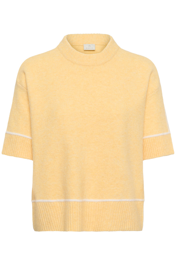 Chandail en tricot avec laine certifiée Kajinie - À manches mi-longues