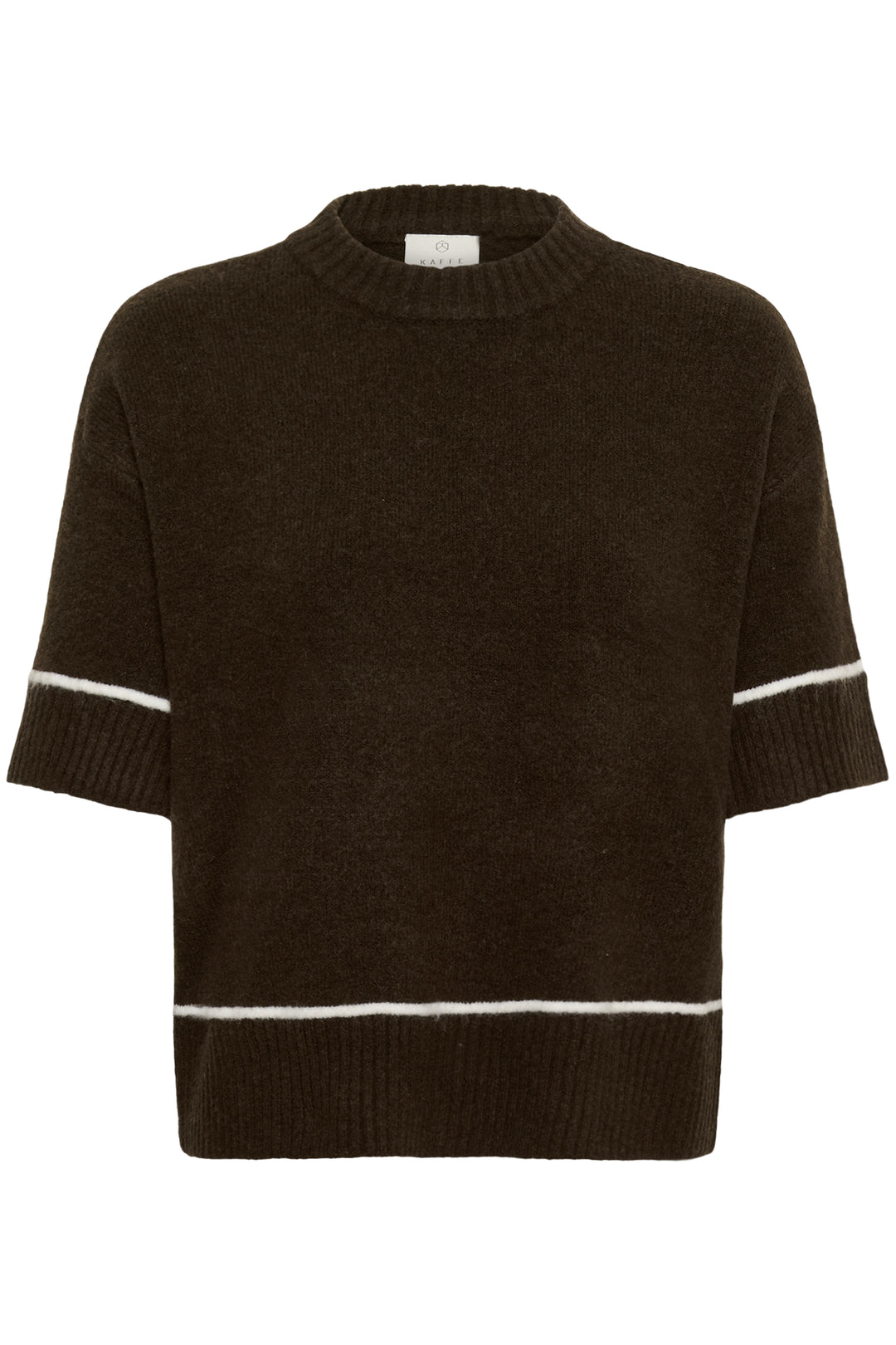 Chandail en tricot avec laine certifiée Kajinie - À manches mi-longues