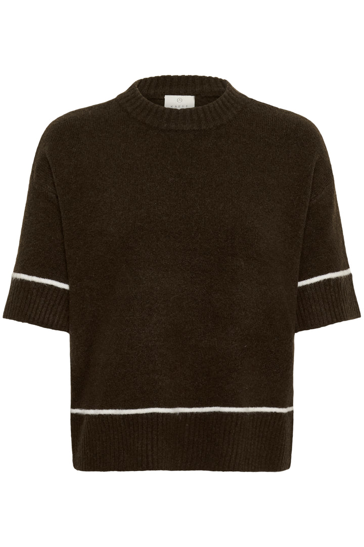 Chandail en tricot avec laine certifiée Kajinie - À manches mi-longues