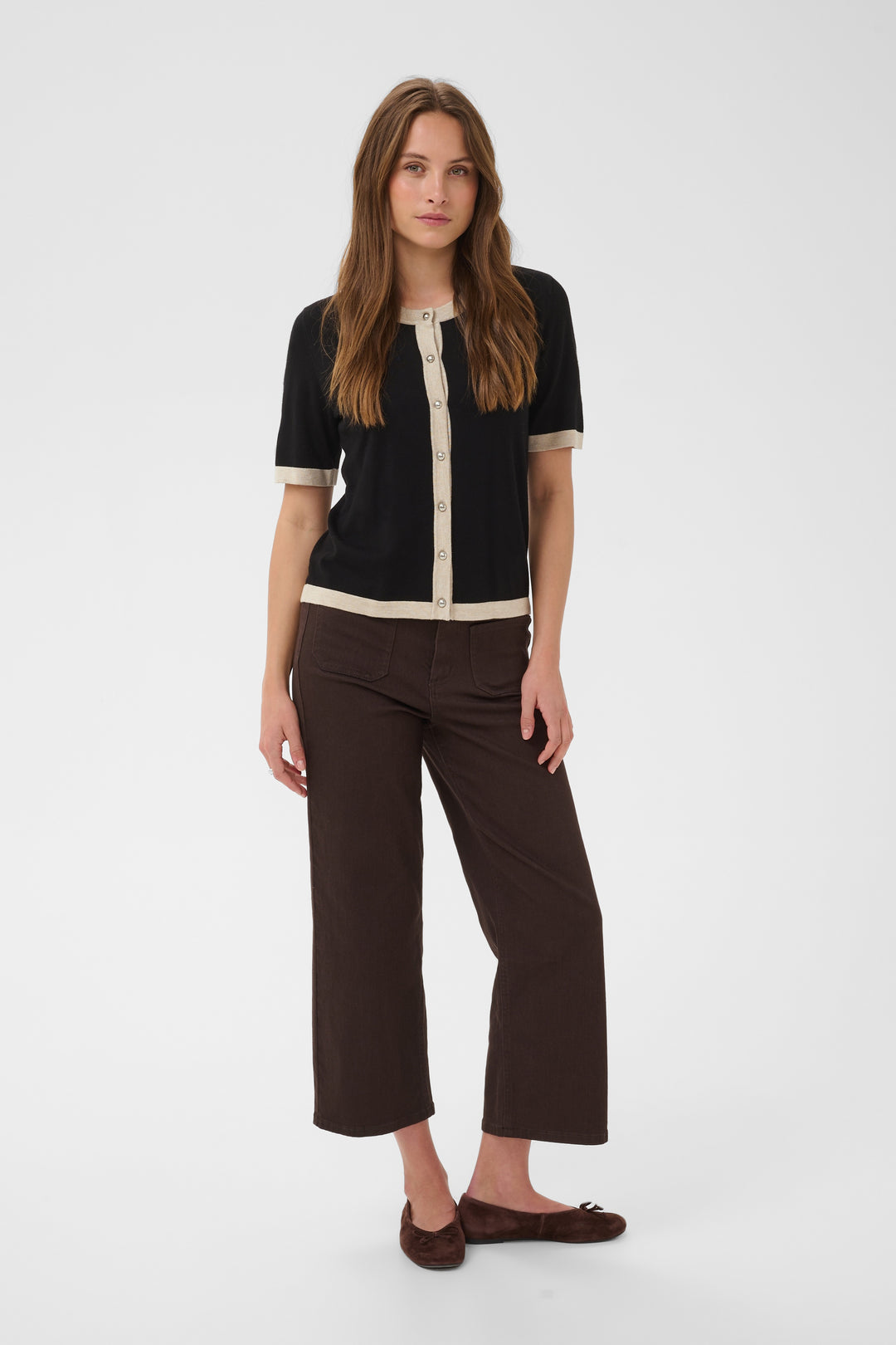 Cardigan à manches courtes Lizza - En viscose Ecovero