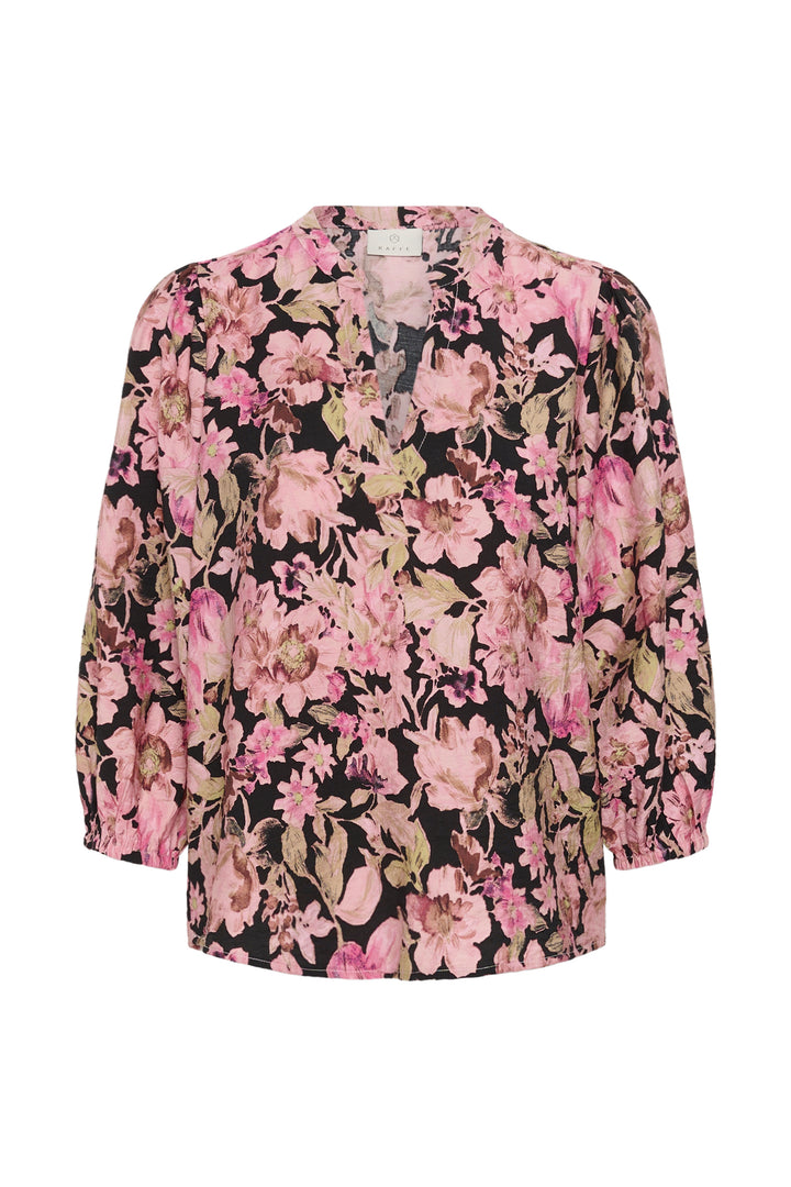 Blouse en mélange de viscose Sirena - Avec manches longues à poignets élastiques