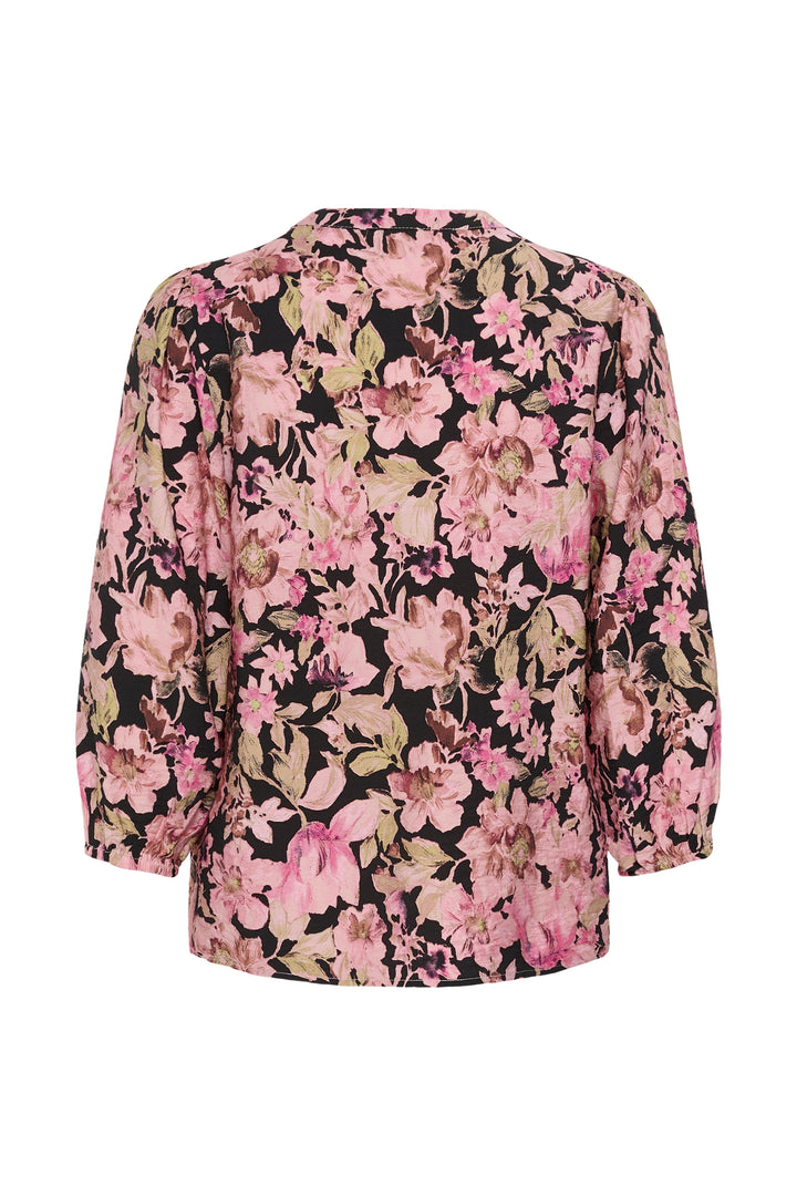 Blouse en mélange de viscose Sirena - Avec manches longues à poignets élastiques