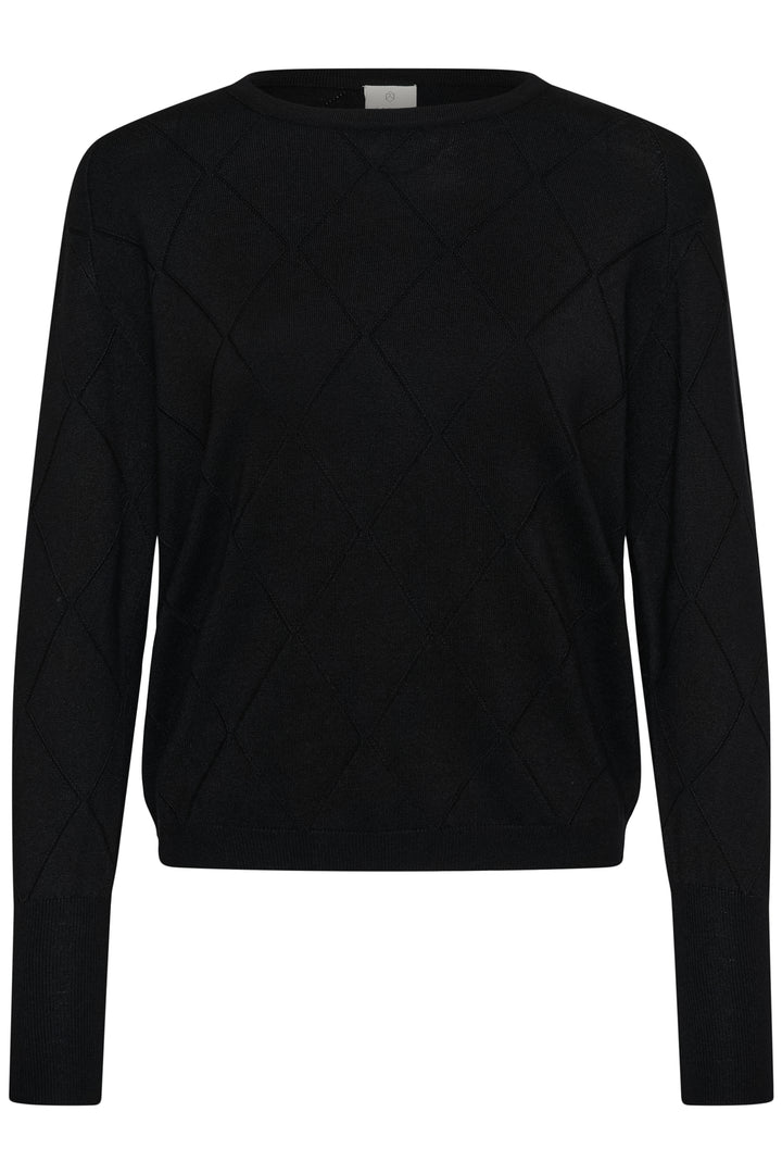Chandail texturé au motif géométrique Lizza - En viscose écoresponsable