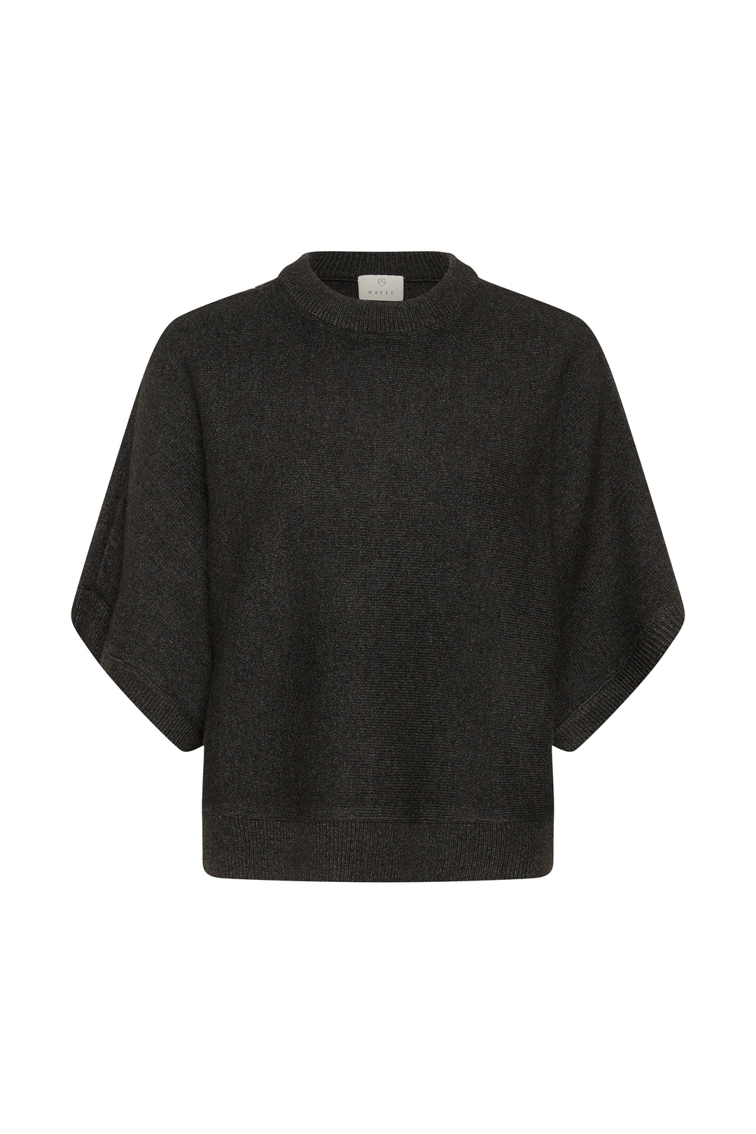 Pull avec encolure ronde et coupe épurée Barbara - À manches courtes en tricot