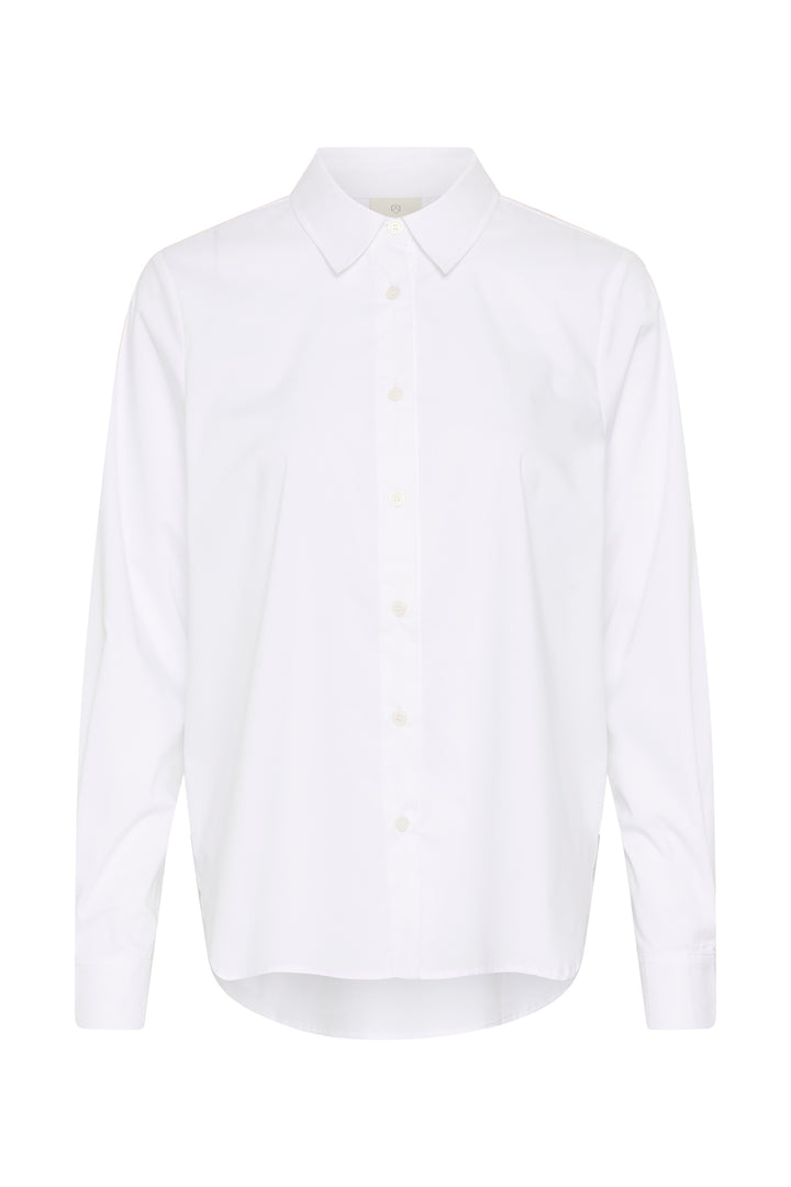 Chemise classique en tissu extensible Georgia - Avec col pointu et boutons ajustés