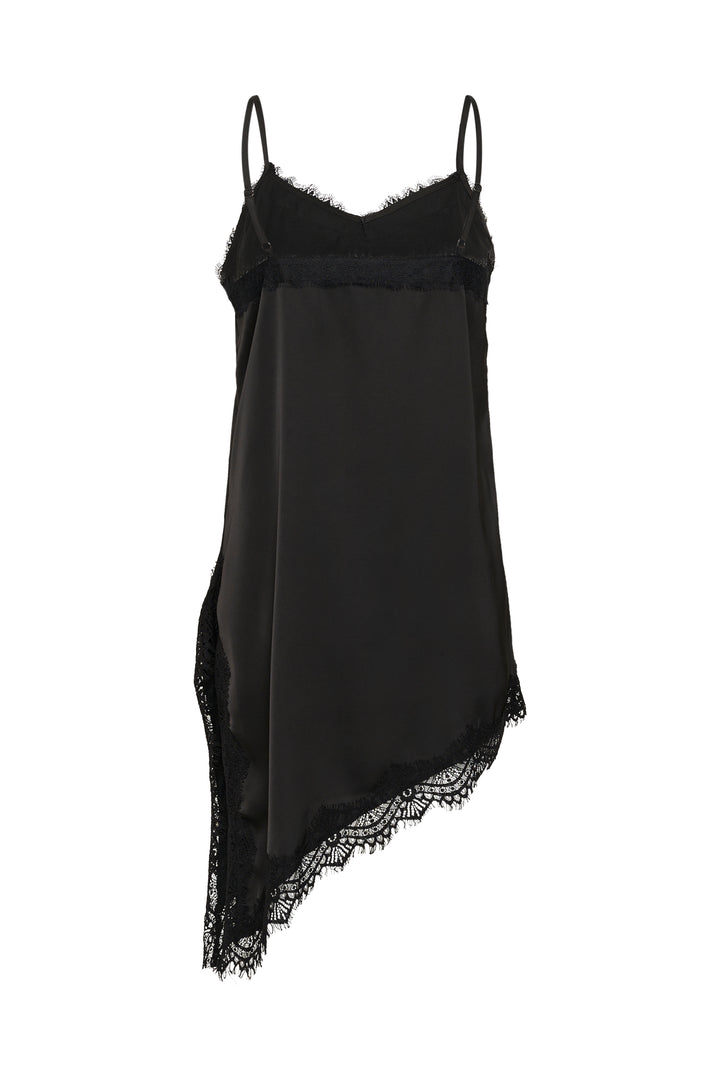 Camisole en tissu satiné Miala - Avec fines bretelles et encolure en V