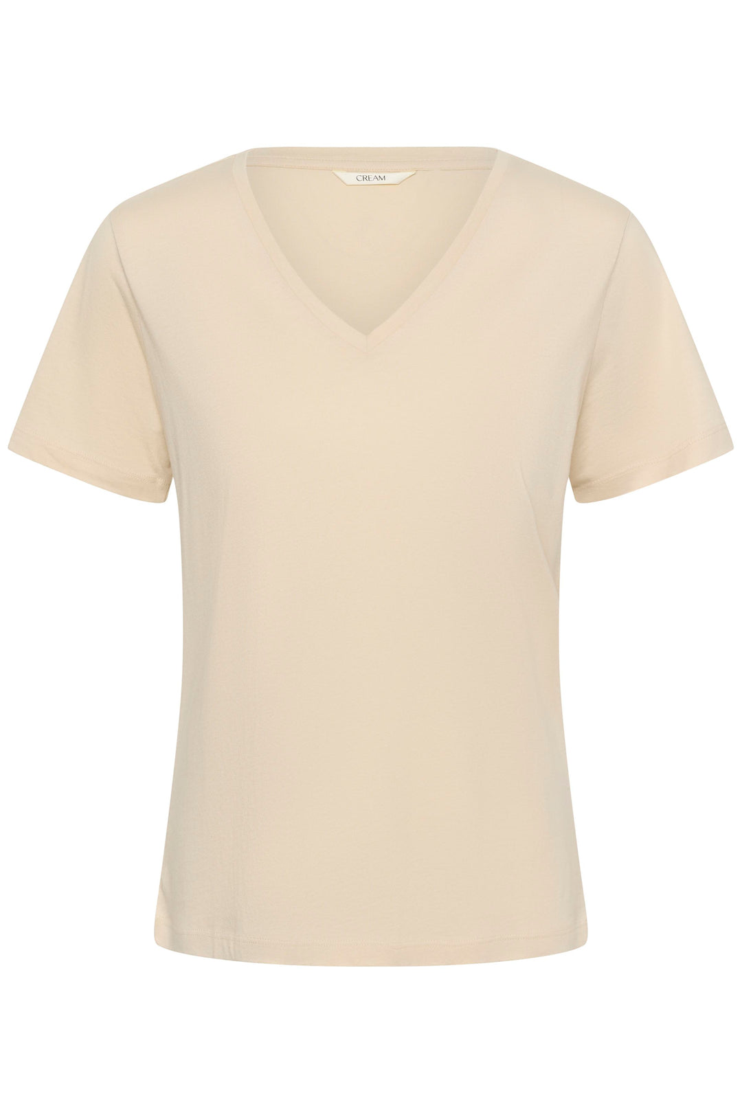 T-shirt en coton avec un col en v Naia