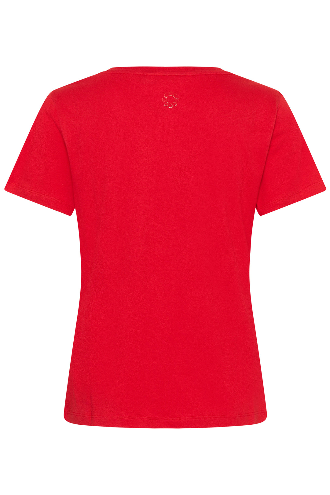 T-shirt en coton avec col en V Naia