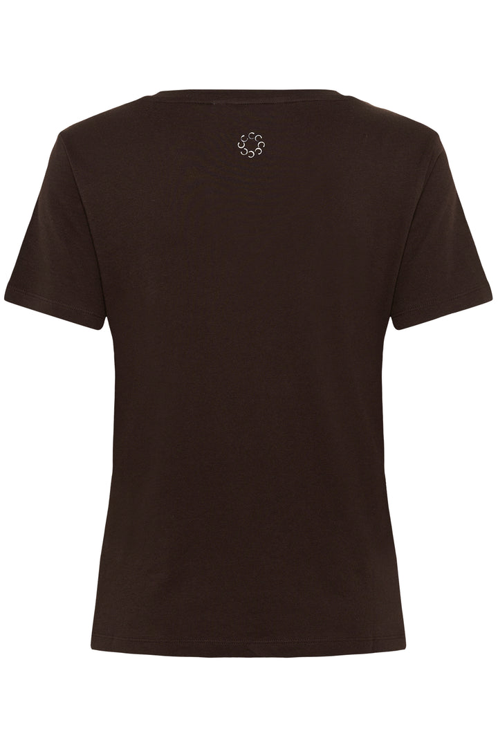 T-shirt à manches courtes en coton Naia - Col en V