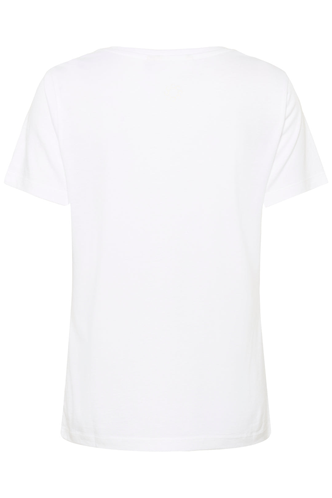 T-shirt en coton avec col en V Naia