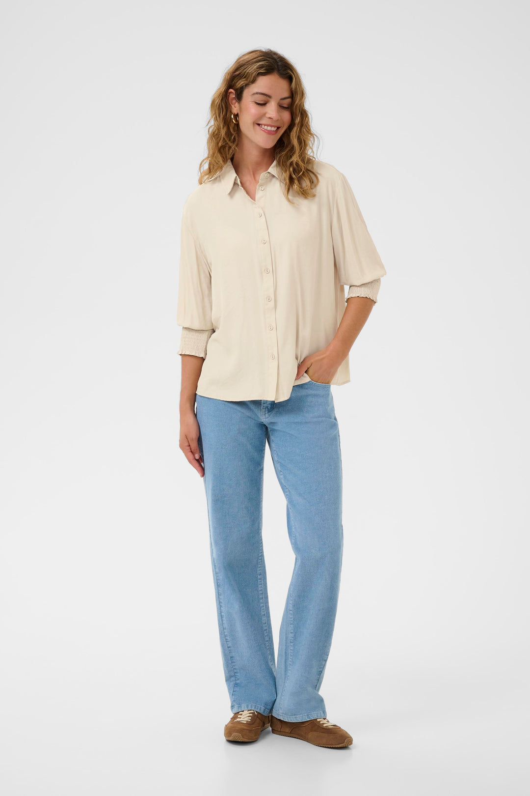 Nola Classic Fit Shirt - Three-Quarter Sleeves