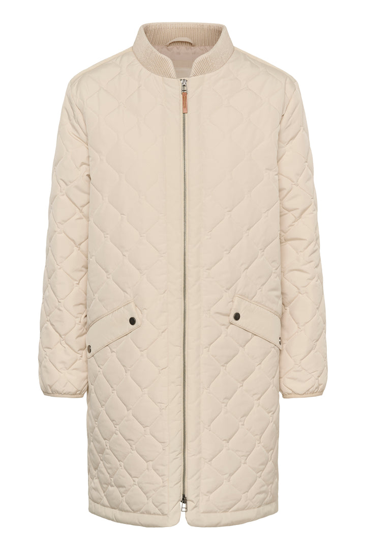 Manteau matelassé avec poches à clips Arwen - Col montant