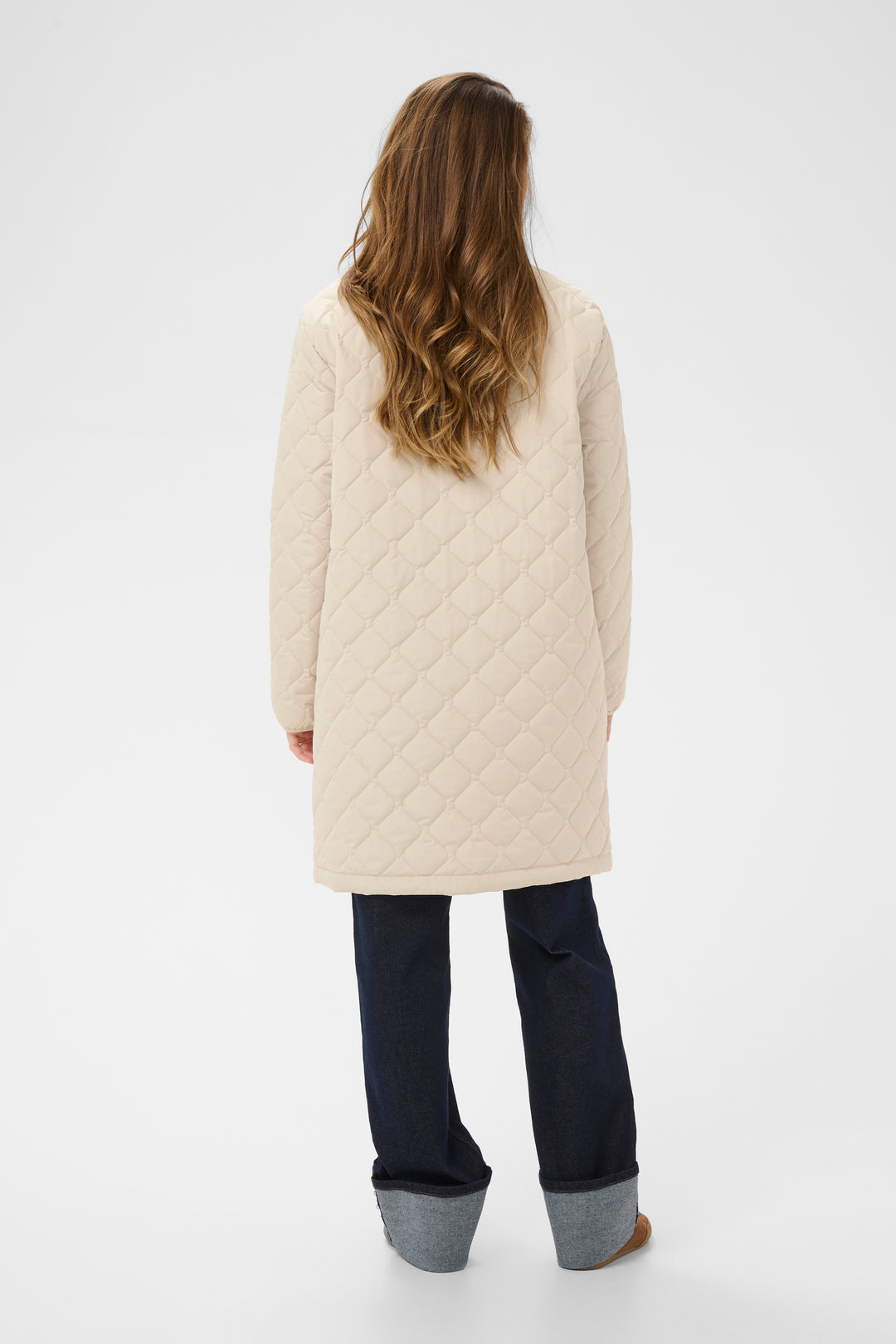 Manteau matelassé avec poches à clips Arwen - Col montant