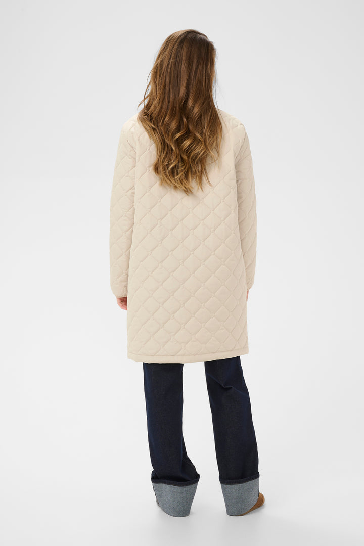 Manteau matelassé avec poches à clips Arwen - Col montant