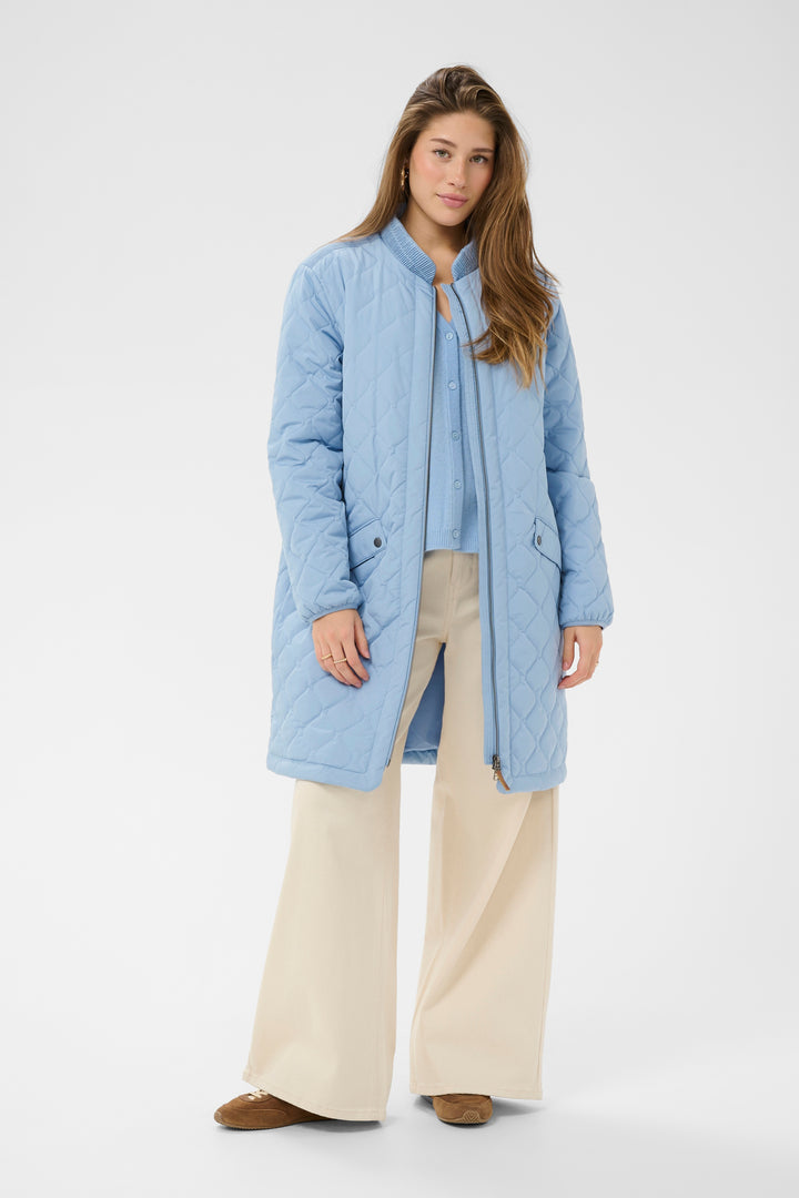 Manteau matelassé avec poches à clips Arwen - Col montant