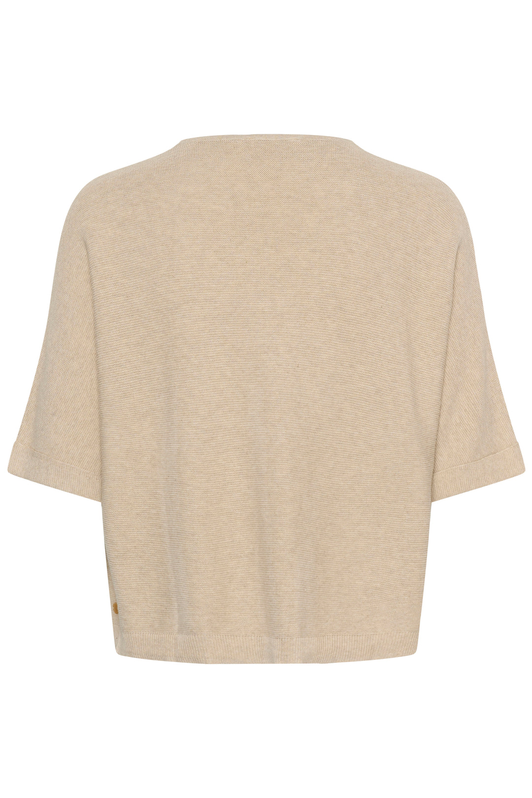 Cardigan ouvert Sillar – Tricot en pur coton et coupe drapée