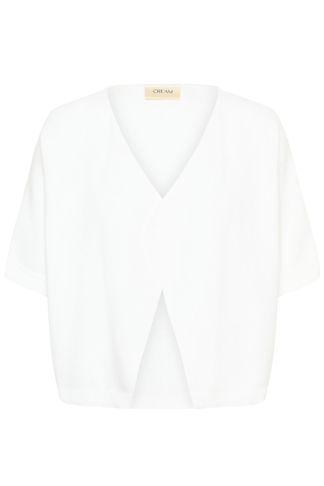 Cardigan ouvert Sillar – Tricot en pur coton et coupe drapée