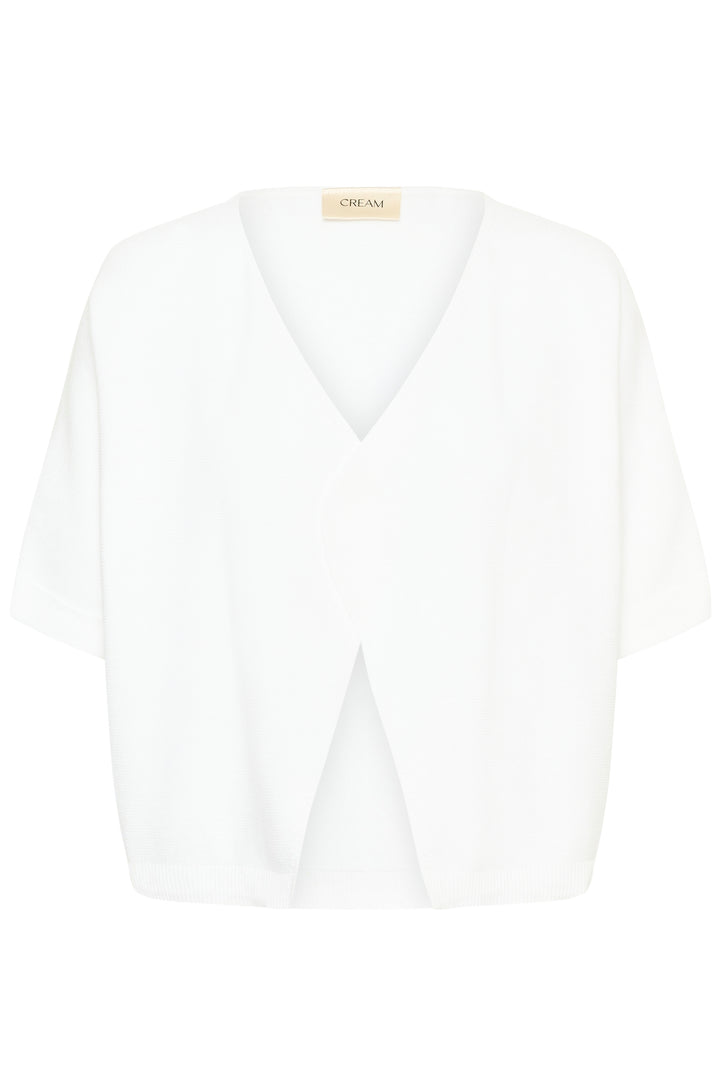 Cardigan ouvert Sillar – Tricot en pur coton et coupe drapée