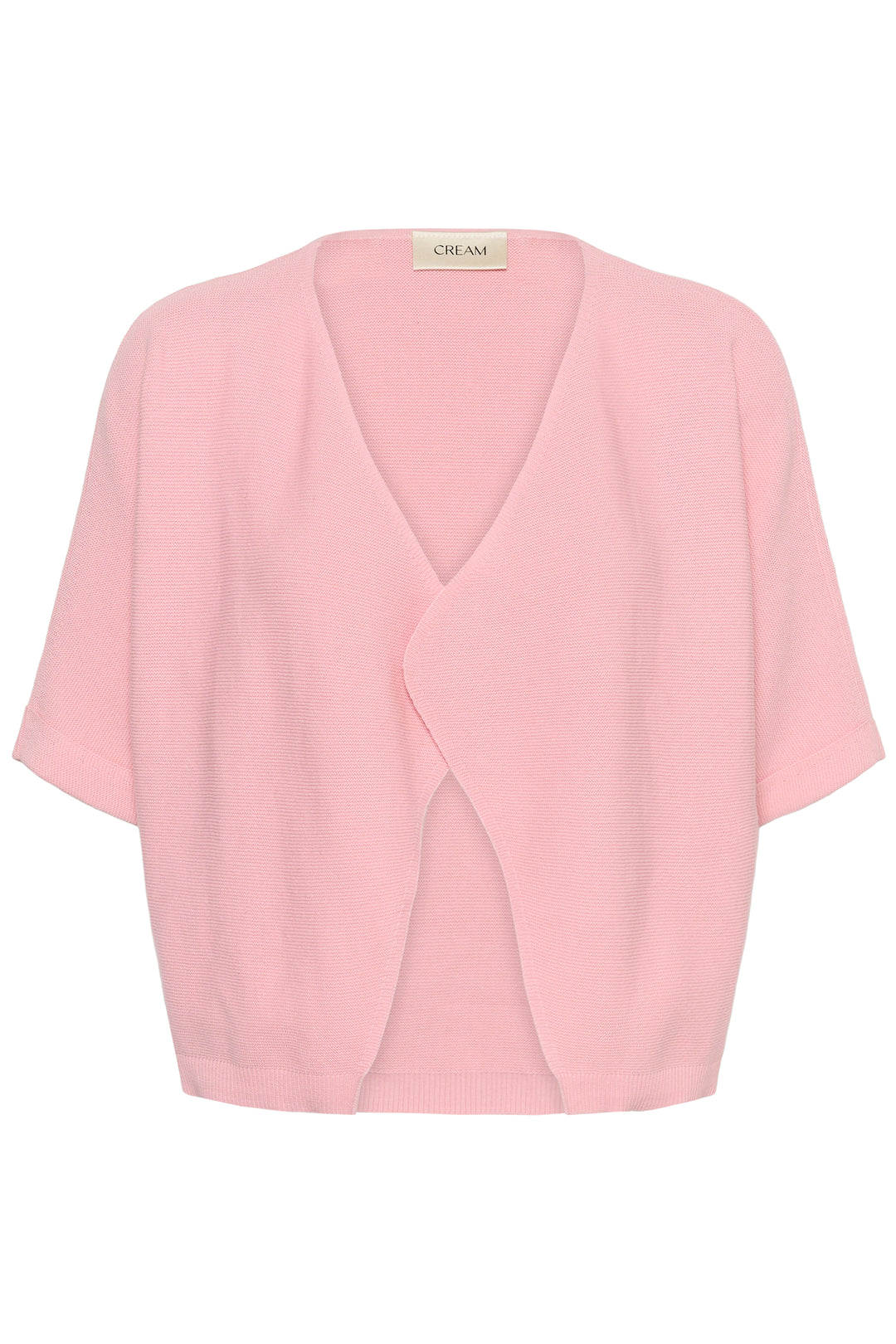 Cardigan ouvert Sillar – Tricot en pur coton et coupe drapée