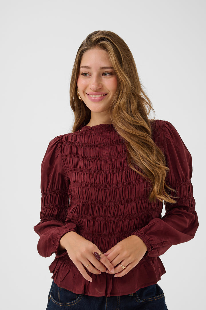 Blouse à manches longues Henva - En viscose écoresponsable