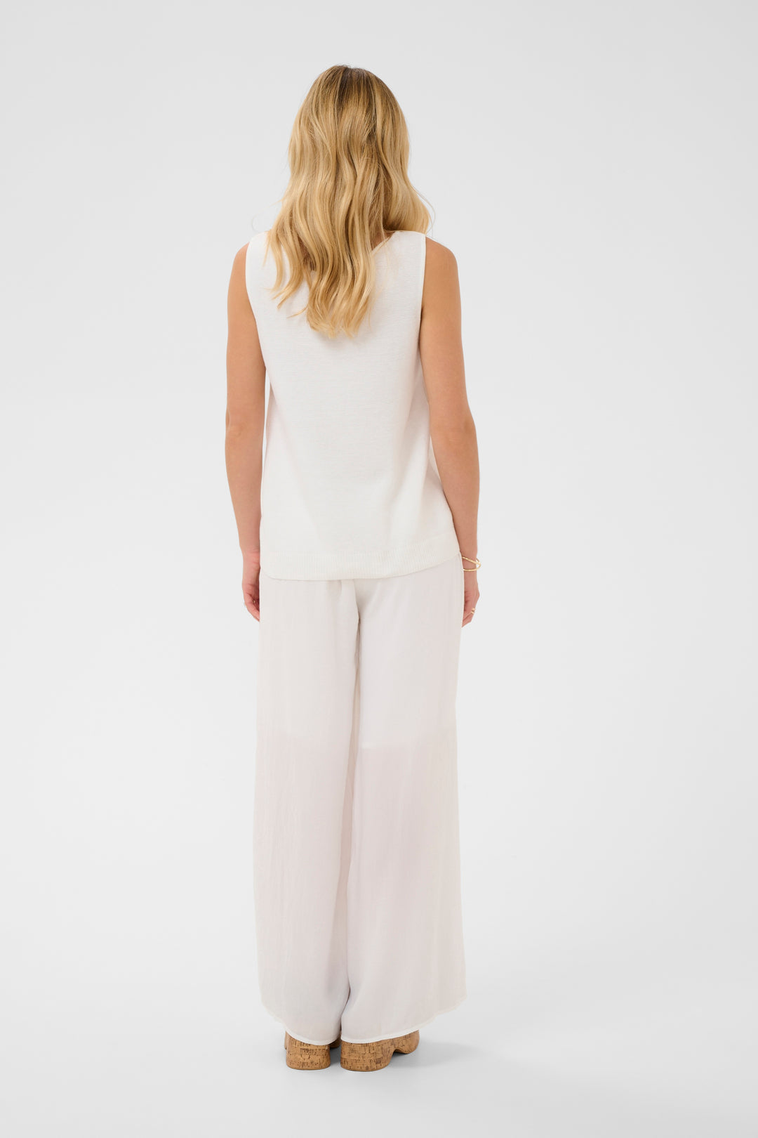 Camisole ultra douce Sillar - Haut sans manches en coton essentiel