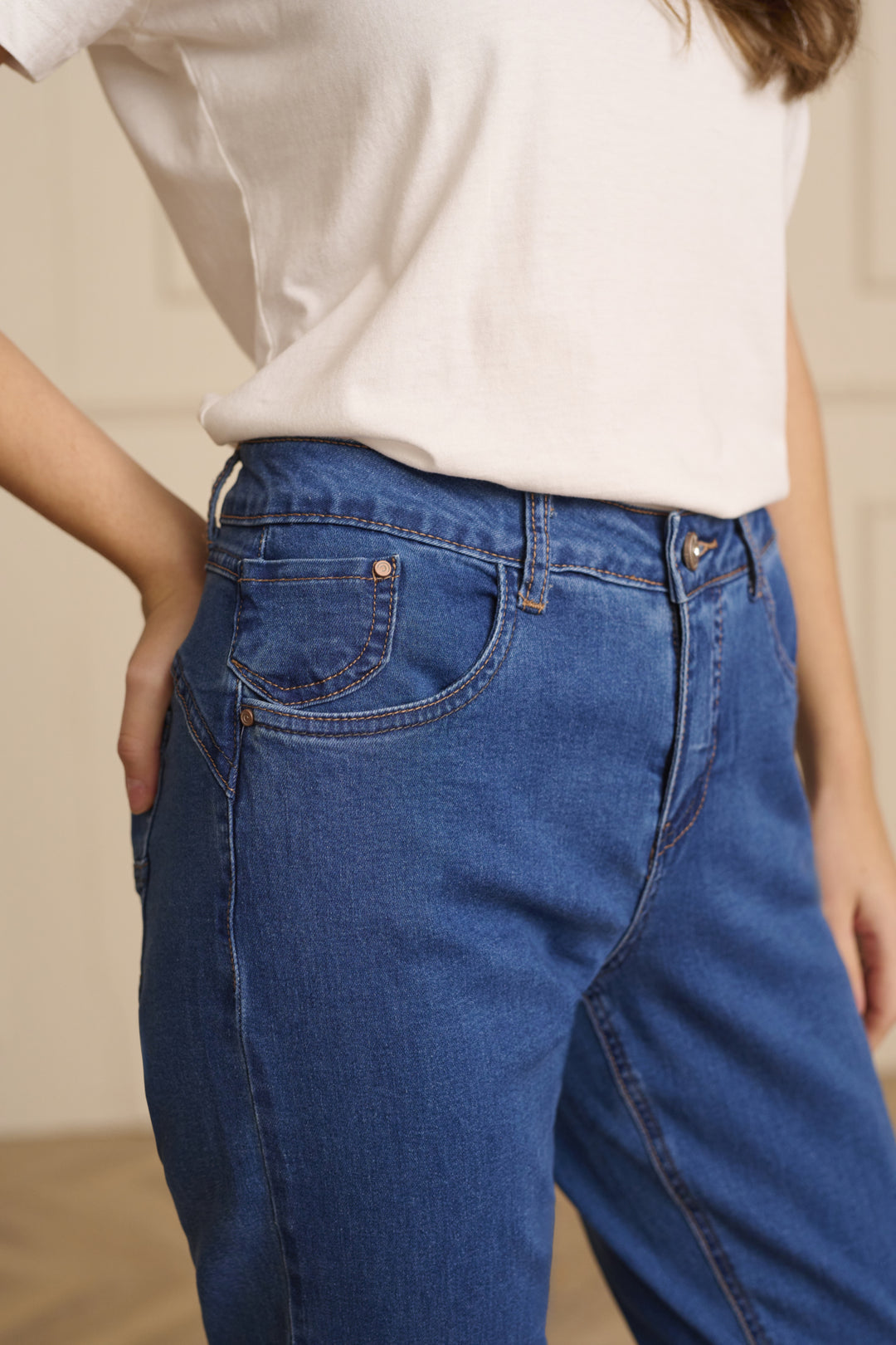 Jeans bootcut Lone - Coupe évasée en denim stretch au confort absolu