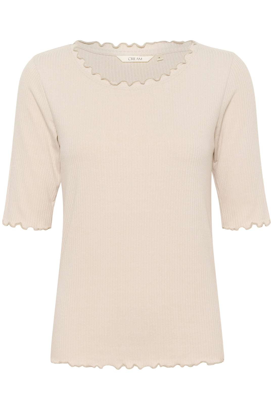 Chandail à bords ondoyants façon volutes Ribba